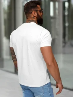 Hot Herren T-shirt O/QQ1386 Herren T-shirts Mit Print