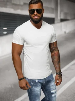Fashion Herren T-Shirt NB/MT3099 Herren T-shirts Mit V-ausschnitt | T-shirts Ohne Print
