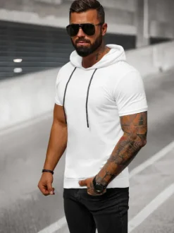 Discount Herren T-Shirt JS/8T955/1 Herren T-shirts Mit Kapuze | T-shirts Ohne Print