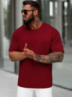 Outlet Herren T-shirt JS/67T1298/21 Herren T-shirts Ohne Print