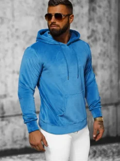 Sale Herren Velours Kapuzenpullover JS/8B1170/17 Herren Kapuzenpullover