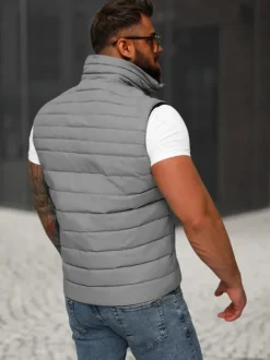 New Herren weste JS/31M5065/128 Herren Steppwesten