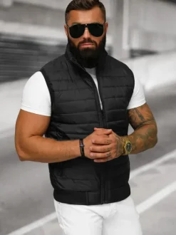 New Herren Weste JS/MY77Z Herren Steppwesten