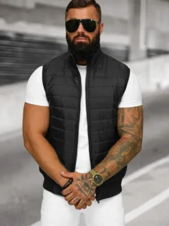 New Herren Weste JS/MY77Z Herren Steppwesten
