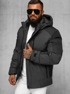 Sale Herren Winterjacke Anthrazit JS/91M9902/105Z Herren Winterjacken | Jacken