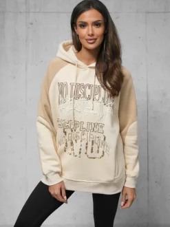 Fashion Kapuzenpullover O/SWE23037Z Damen Sweatshirts Mit Print