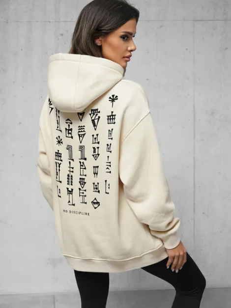Discount Kapuzenpullover O/SWE23017Z Damen Sweatshirts Mit Print
