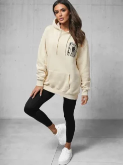 Discount Kapuzenpullover O/SWE23017Z Damen Sweatshirts Mit Print