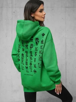 New Kapuzenpullover O/SWE23017Z Damen Sweatshirts Mit Print