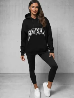 Hot Kapuzenpullover O/SWE23019Z Damen Sweatshirts Mit Print