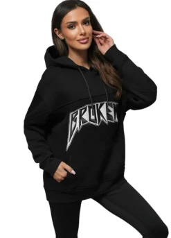 Hot Kapuzenpullover O/SWE23019Z Damen Sweatshirts Mit Print