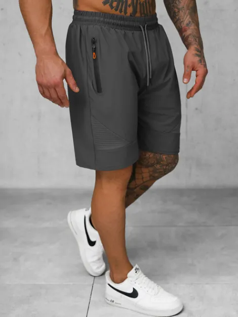 Clearance Sportshorts für Herren Anthrazit JS/12K1801/5 Herren Sportshorts