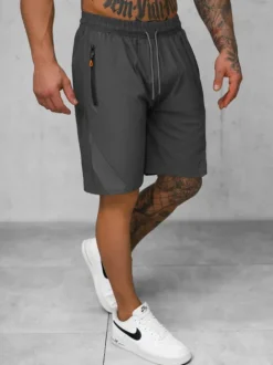 Sale Sportshorts für Herren Anthrazit JS/12K1800/5 Herren Sportshorts