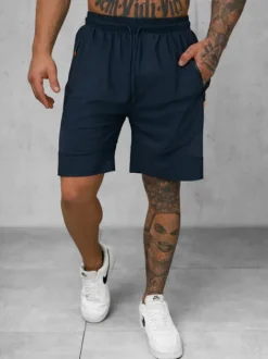 Outlet Sportshorts für Herren Dunkelblau JS/12K1801/25 Herren Sportshorts