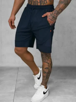 Outlet Sportshorts für Herren Dunkelblau JS/12K1801/25 Herren Sportshorts