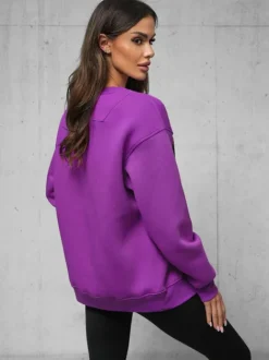 Hot Sweatshirt O/SWE23055 Damen Sweatshirts Mit Print