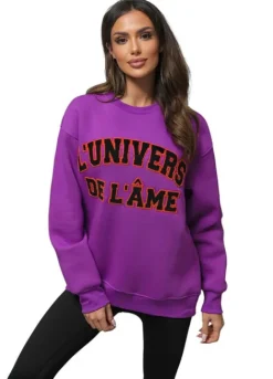 Hot Sweatshirt O/SWE23055 Damen Sweatshirts Mit Print