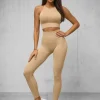 Sale Zweiteiliges Trainingsanzug-Set O/YJS7714 Damen Fitness | Fitnessanzüge Ohne Motiv