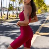 New Zweiteiliges Trainingsanzug-Set O/22754Z Damen Fitness | Fitnessanzüge Ohne Motiv