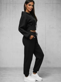 Fashion Zweiteiliges Trainingsanzug-Set O/XYS3225 Damen Trainingsanzüge Mit Reißverschluss | Trainingsanzüge Mit Kapuze