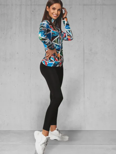 Clearance Zweiteiliges Trainingsanzug-Set O/22095Z Damen Fitness | Fitnessanzüge Mit Motiv