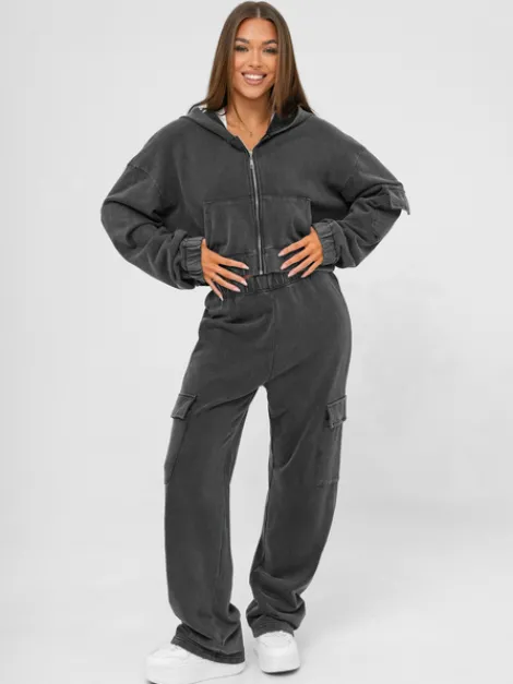 New Zweiteiliges Trainingsanzug-Set JS/M60051AB Damen Trainingsanzüge Mit Reißverschluss | Trainingsanzüge Mit Kapuze